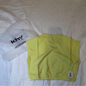 KHY Cotton Micro Tee – Limoncello – Size XS